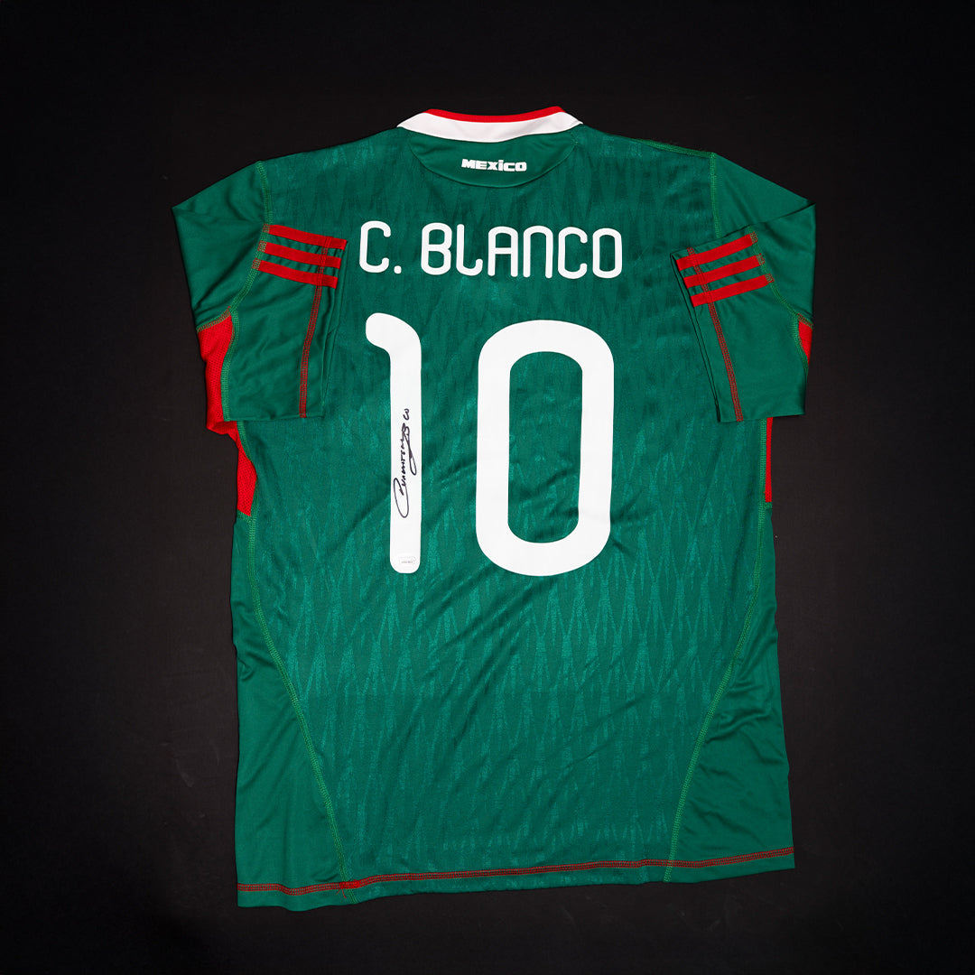 Jersey Firmado Cuauhtemoc Blanco- México